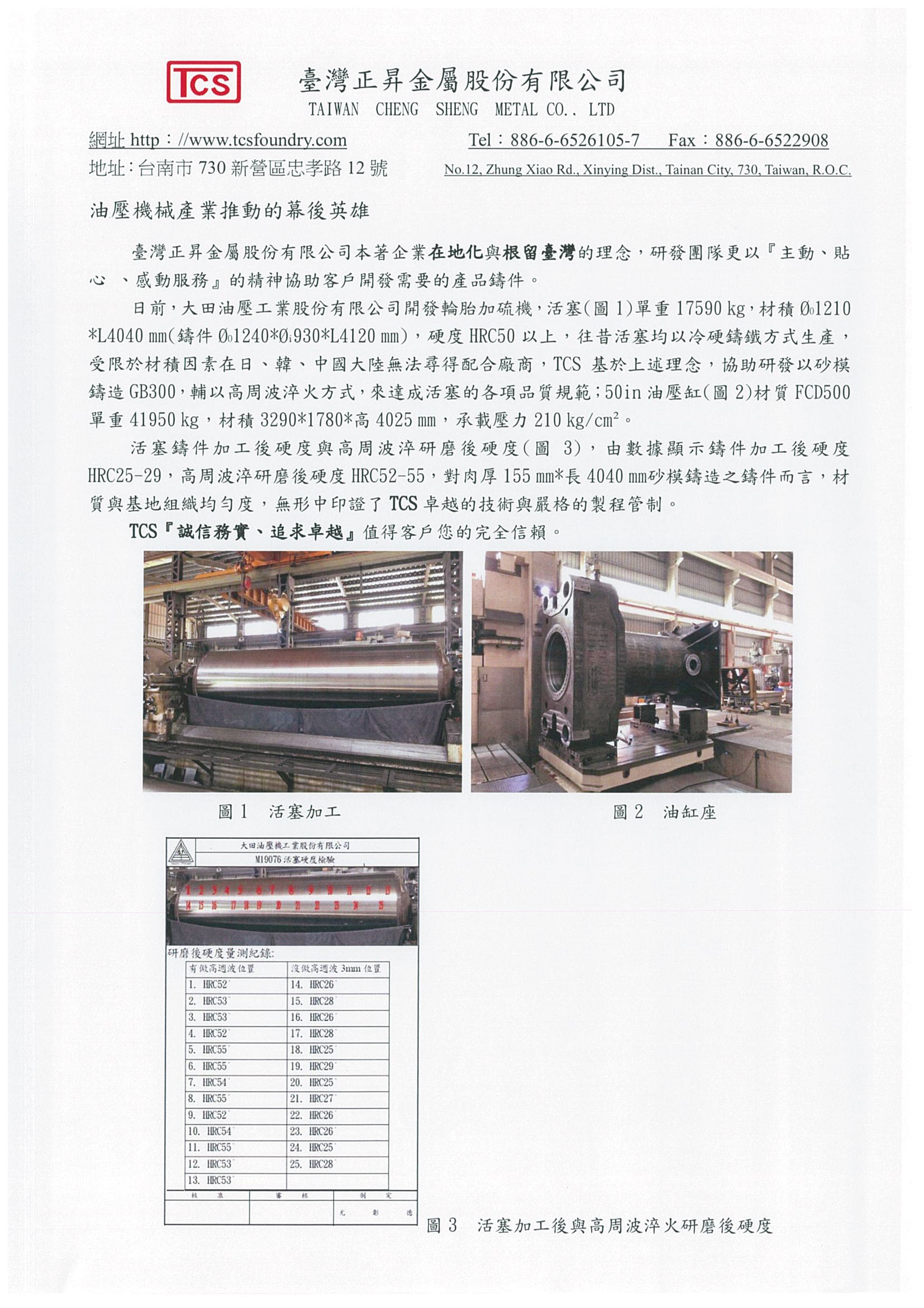 油壓機械產業推動的幕後英雄