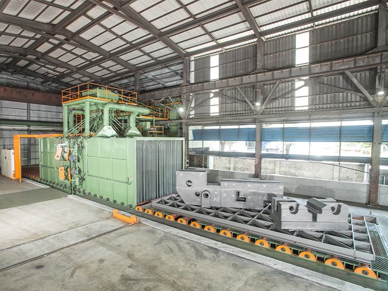 Tunnel Type Shot Blasting Machine TCS TAIWAN CHENG SHENG METAL CO., LTD.